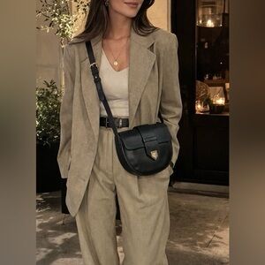 Yves Saint Laurent Saddle Crossbody Bag with COA